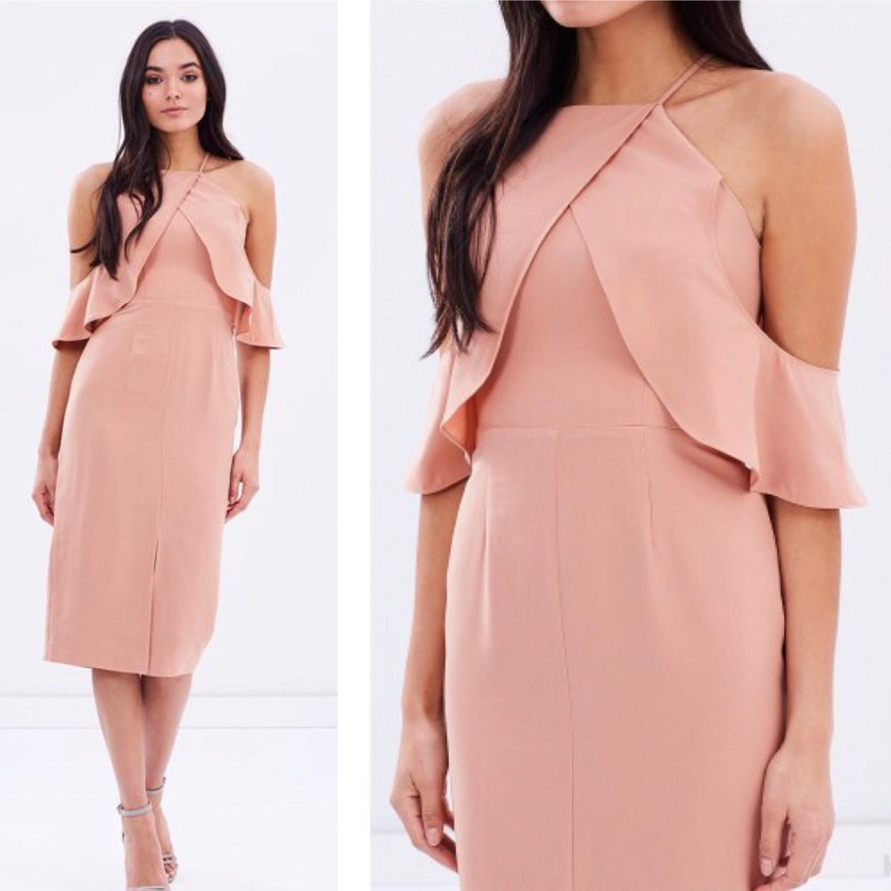 Keepsake the label much more cold shoulder dress